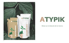Projet Shampoing et revitalisant ATYPIK créé par : Carolane Trudel Marcoux & Co. (Hiv22)