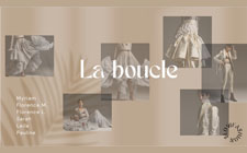 Projet Marque de mode La BOUCLE créé par : Myriam, Florence M., Florence L., Sarah, Leila, Pauline (Hiv22)